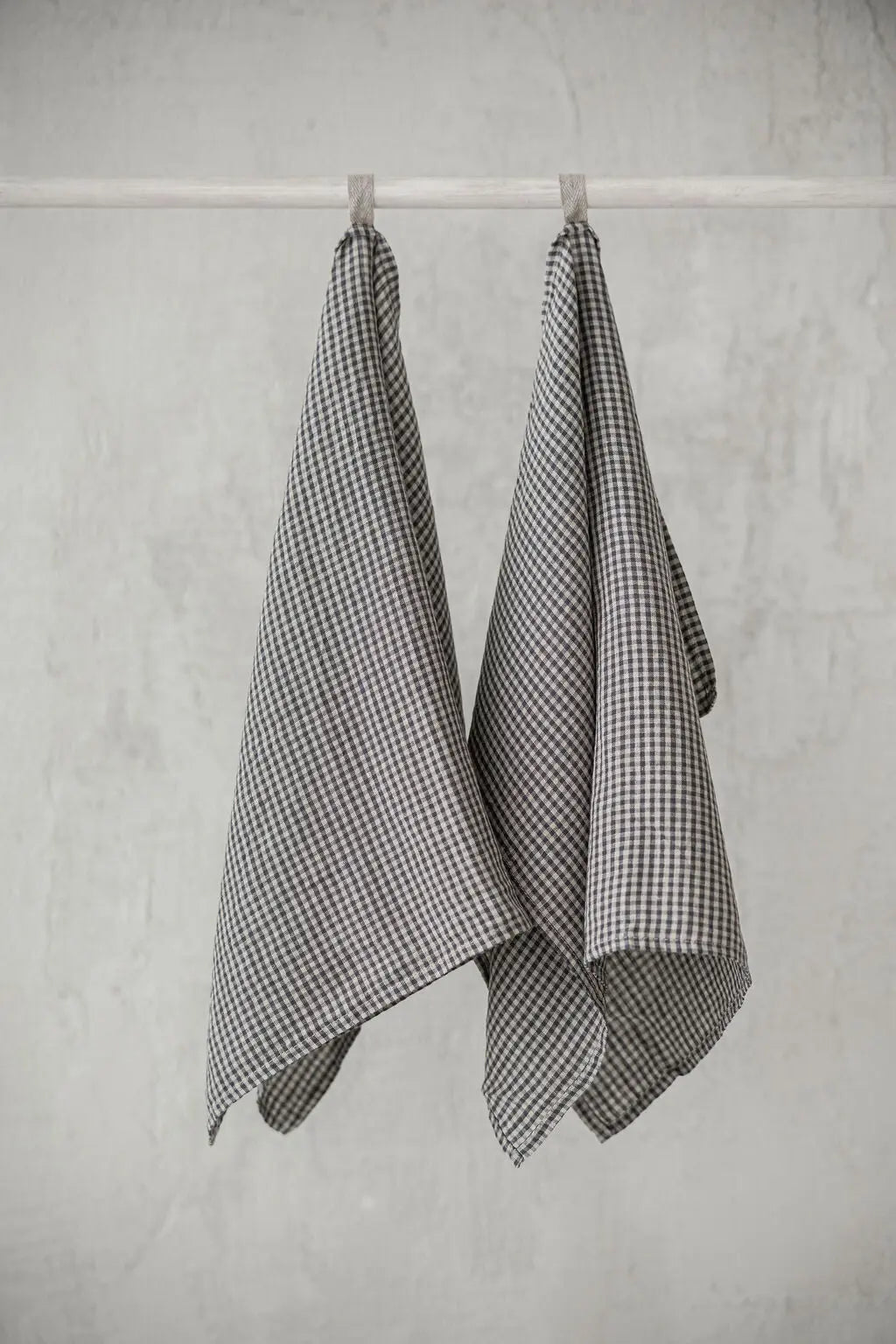Stonewashed Linen Kitchen Tea Towels Set of 2 Pattern Epic Linen