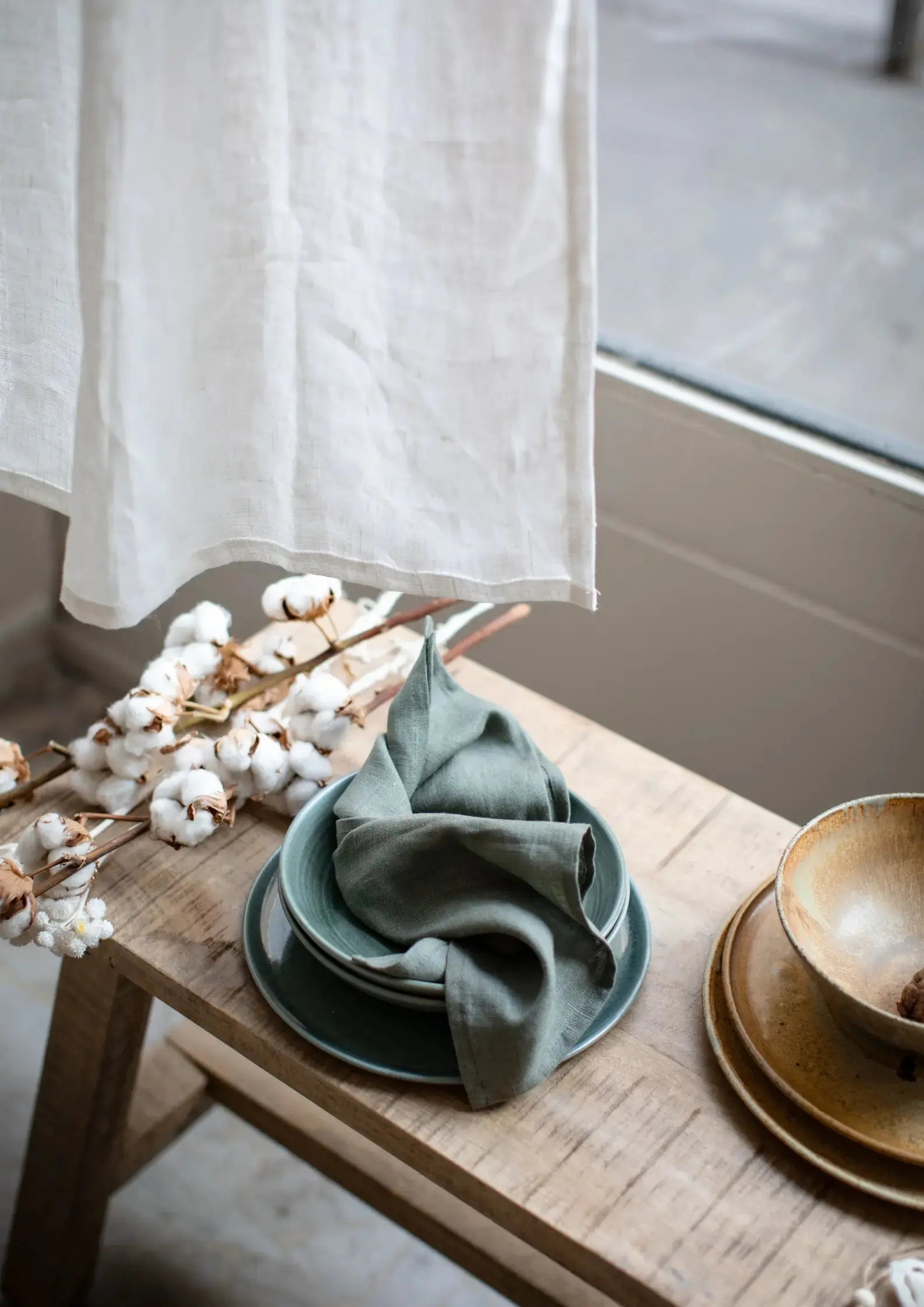 READY TO SHIP: Set of 5 Stonewashed Linen Napkins Epic Linen