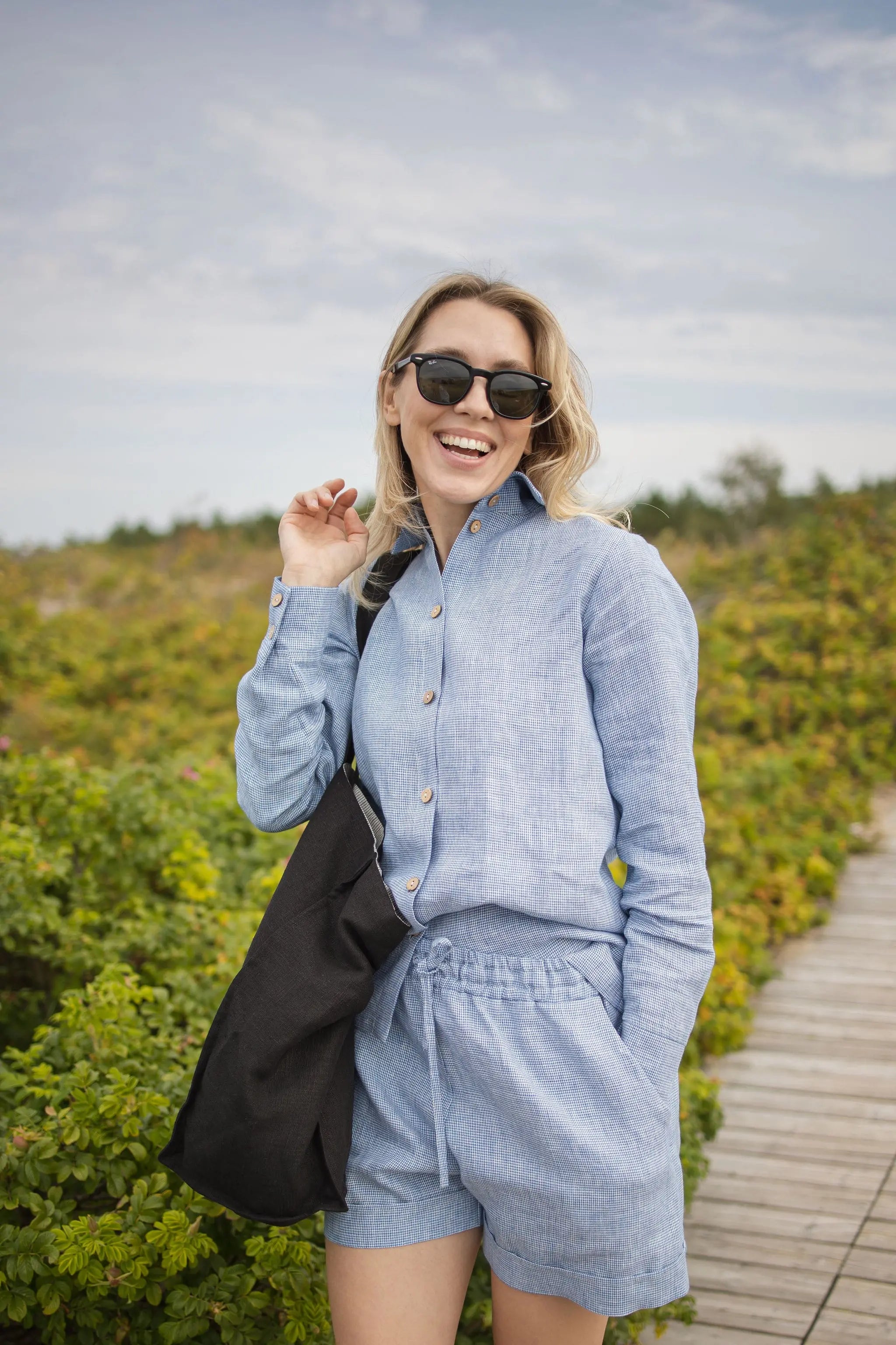 Classic Linen Collar Shirt