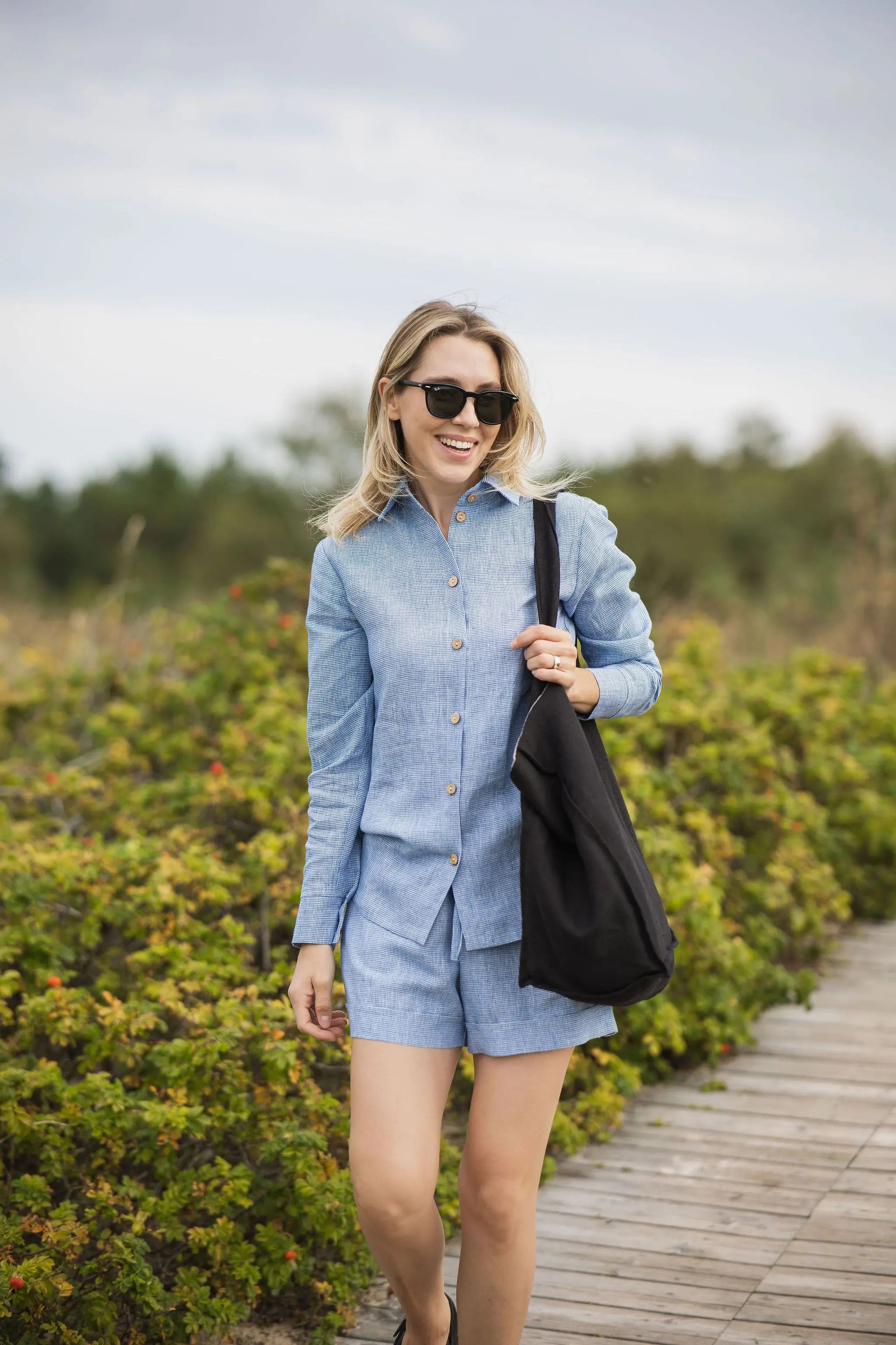 Classic Linen Collar Shirt