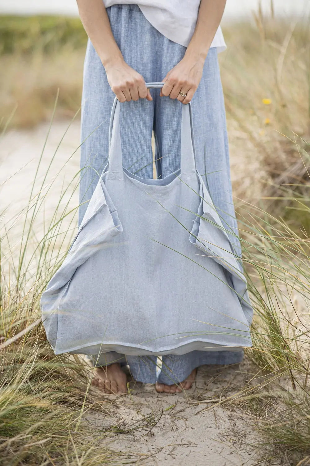 Linen Carryall Bag – Weekend Tote