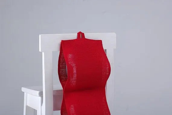 Red Linen Toilet Paper Roll Holder Epic Linen