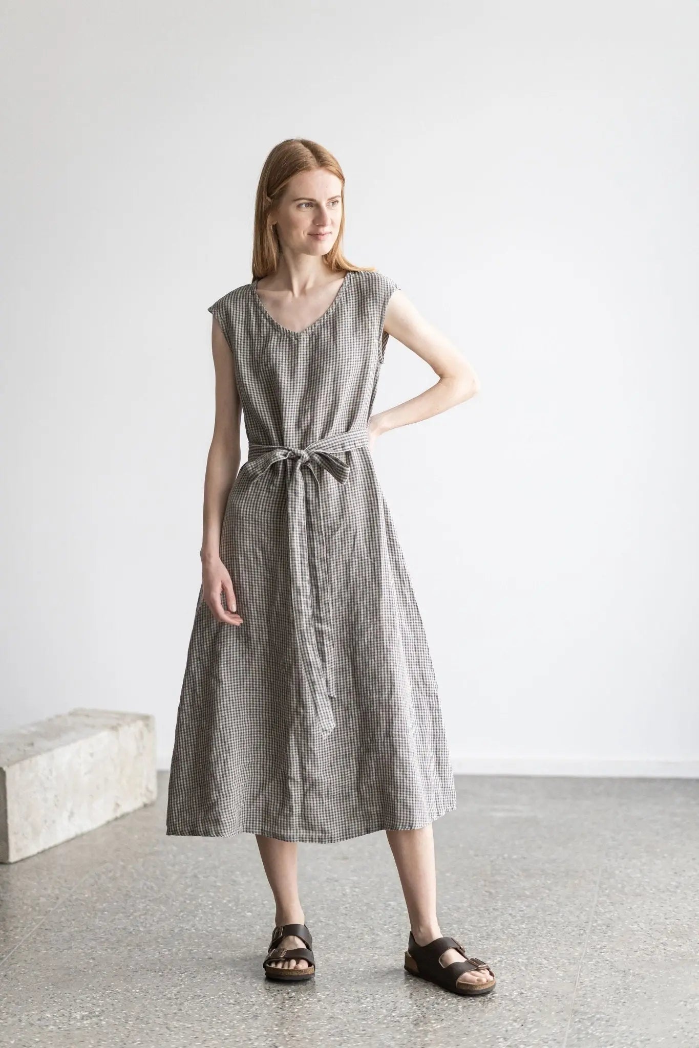 Elegant Linen Maxi Dress - Epic Linen luxury linen