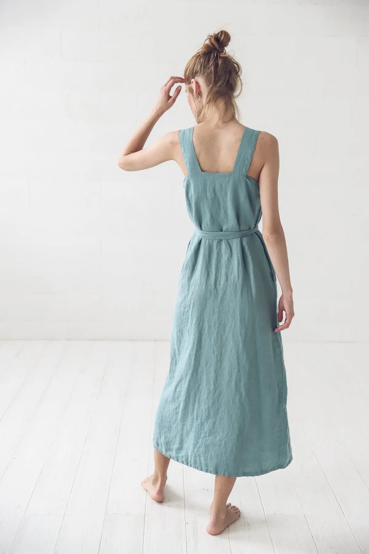 Linen Button Down Dress - Epic Linen luxury linen