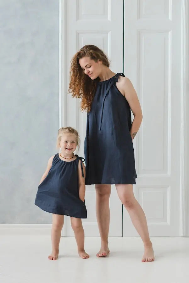 Summer Linen Dress for Girl - Epic Linen luxury linen