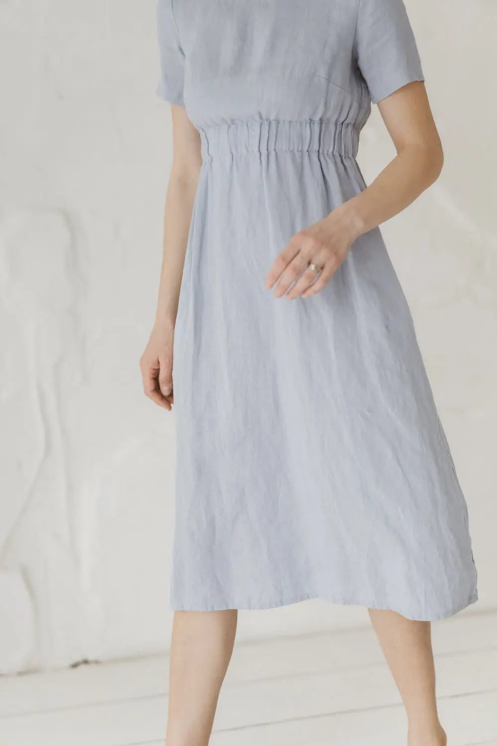 Weiches Leinenkleid