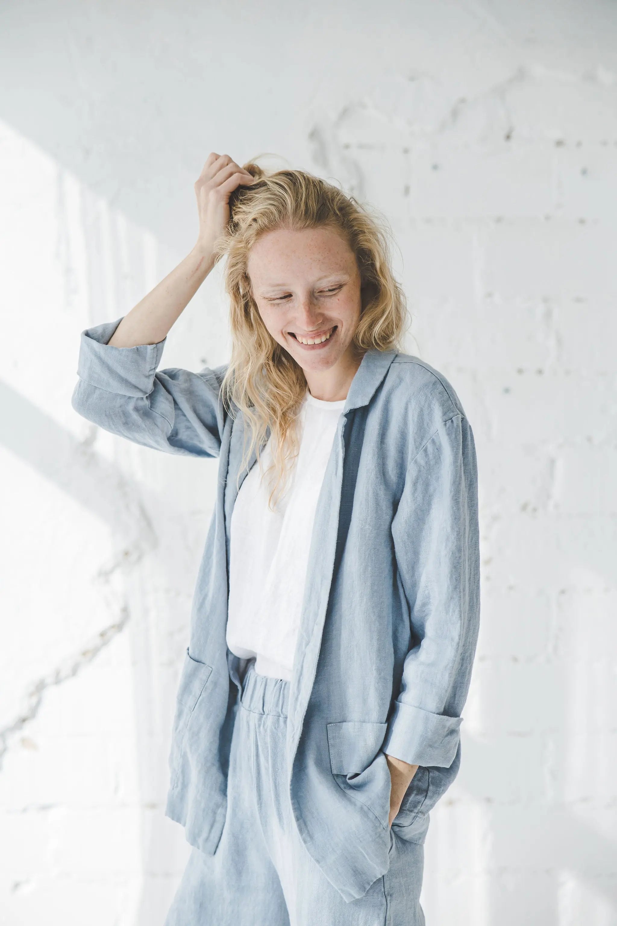 Loose Linen Jacket  Epic Linen
