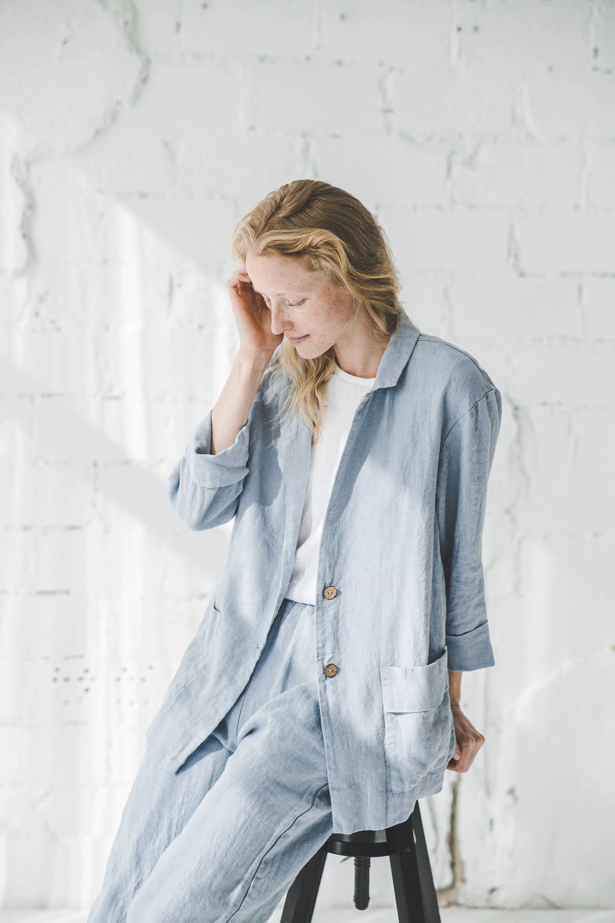 Loose Linen Jacket  Epic Linen