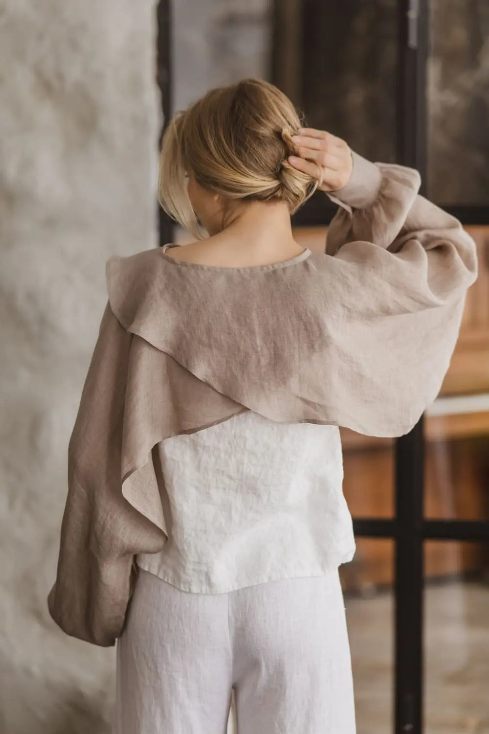 Linen Bolero - Lightweight Gauze Summer Shrug