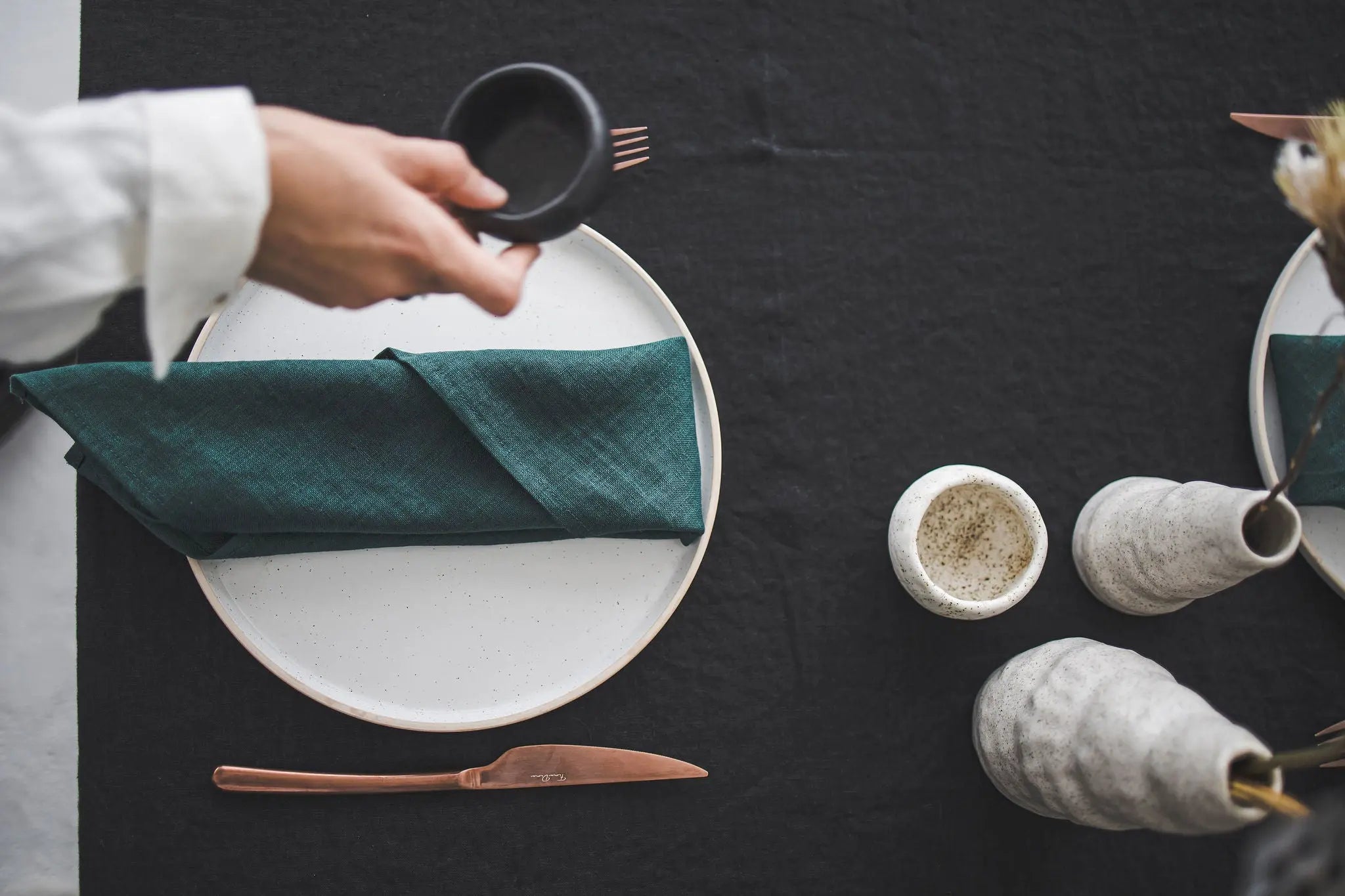 READY TO SHIP: Set of 5 Stonewashed Linen Napkins Epic Linen