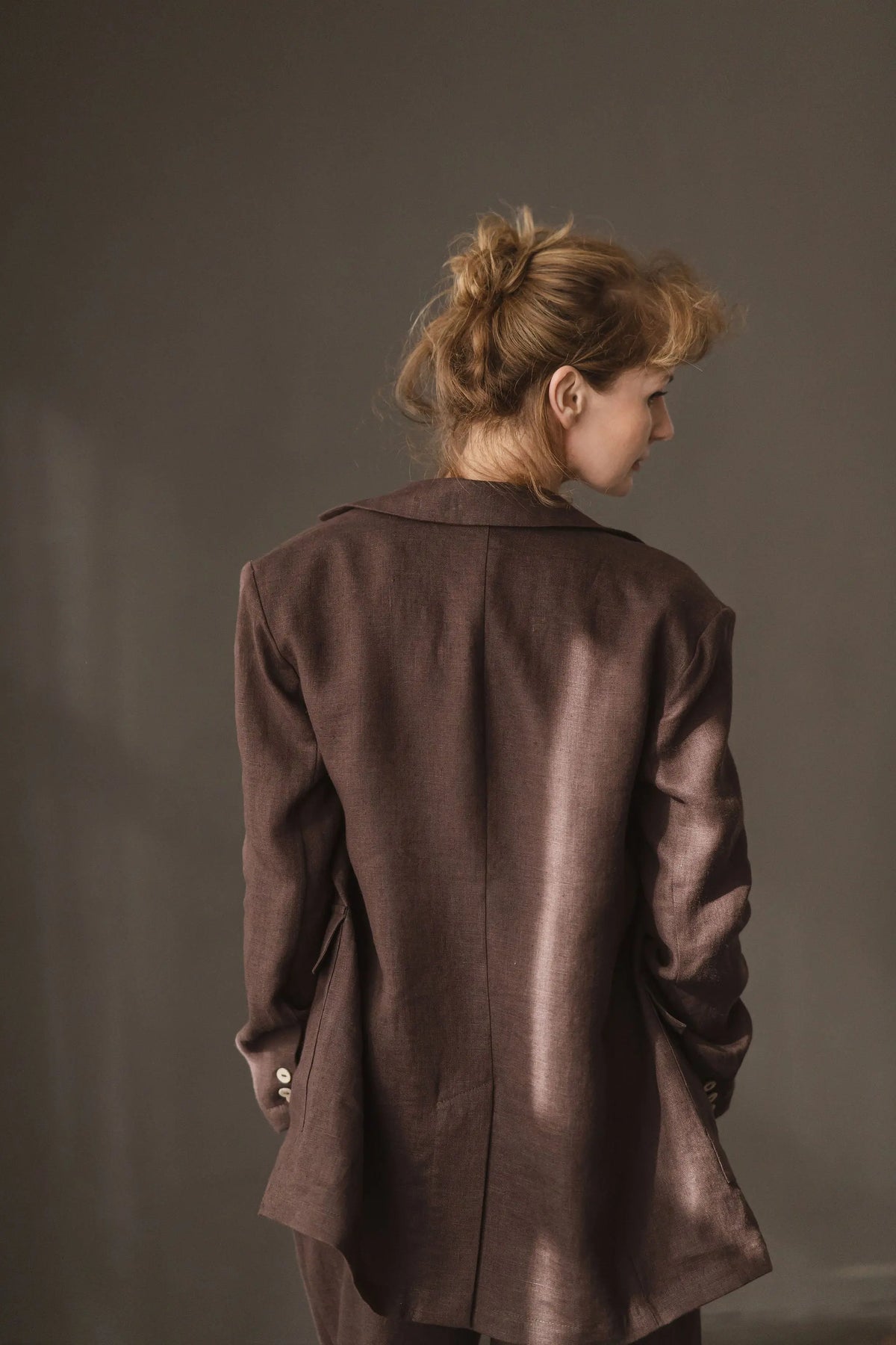 Oversized Suit Linen Blazer Epic Linen