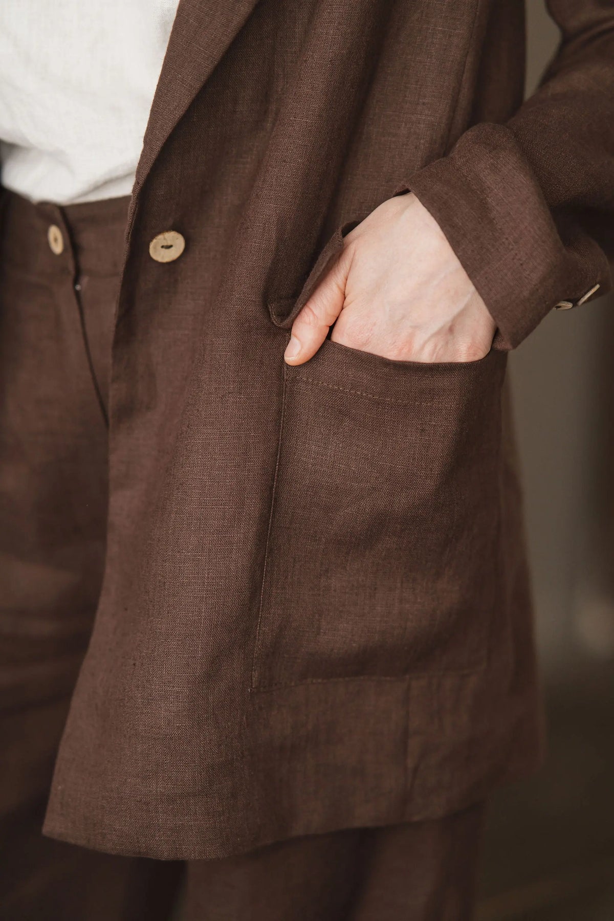 Oversized Suit Linen Blazer Epic Linen