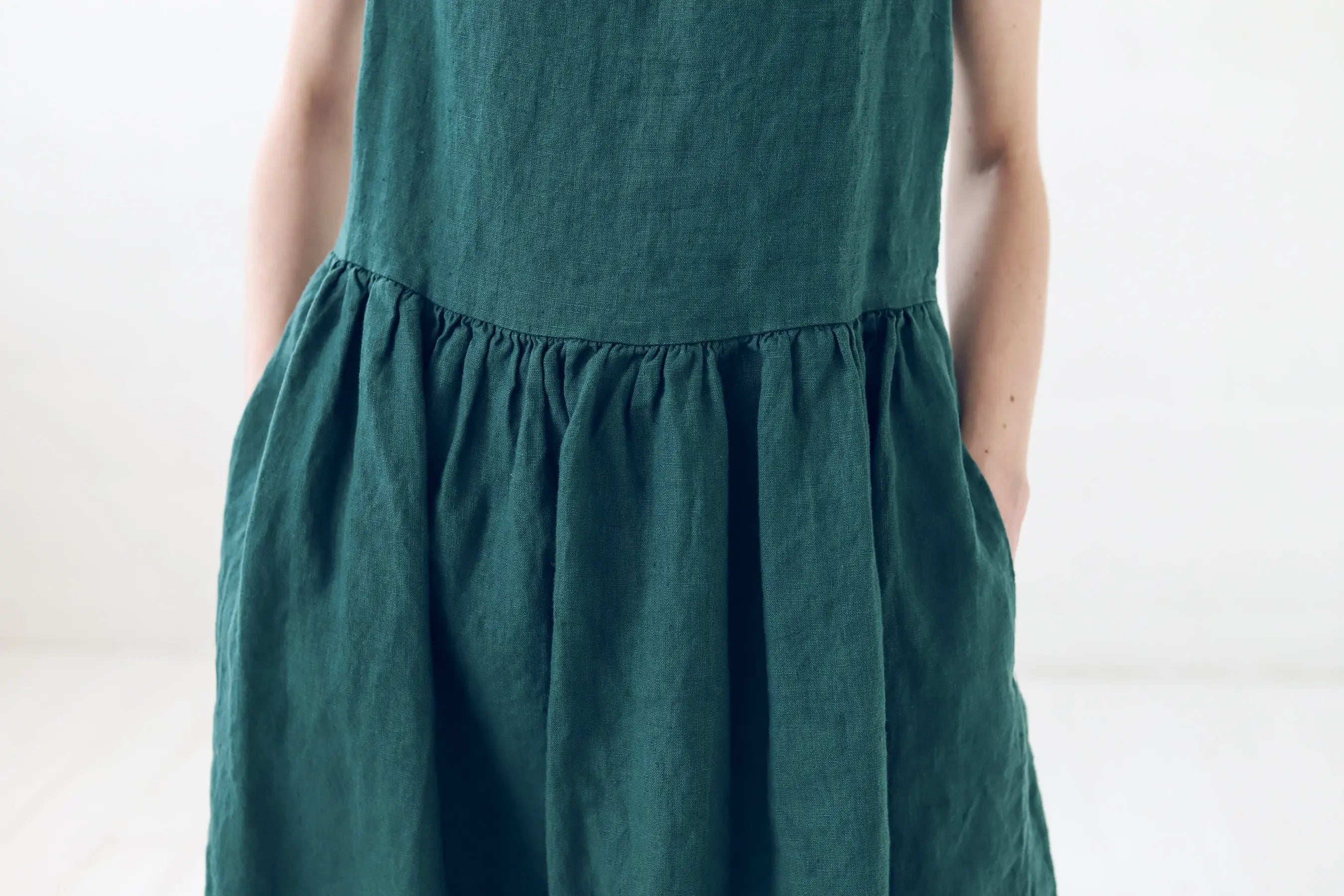 Linen Dress with Pockets Epic Linen