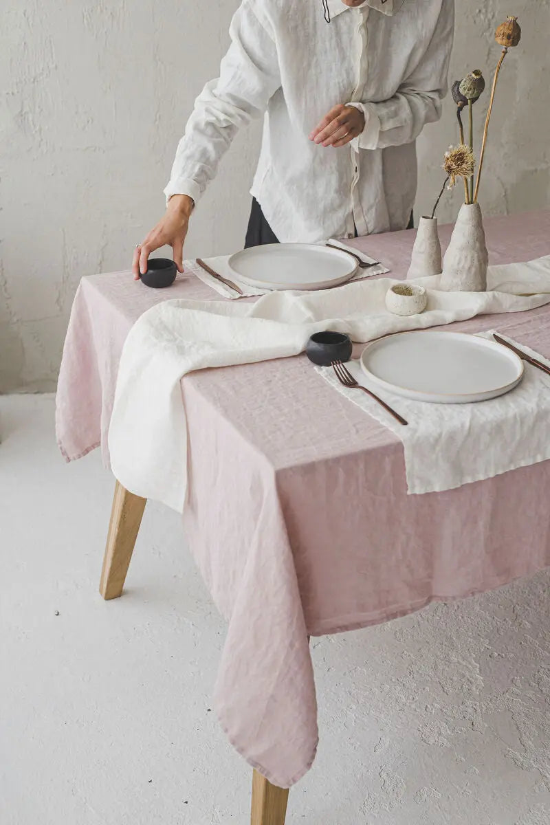 Natural Linen Table Napkins in Pastel Colors Set of 2 Epic Linen