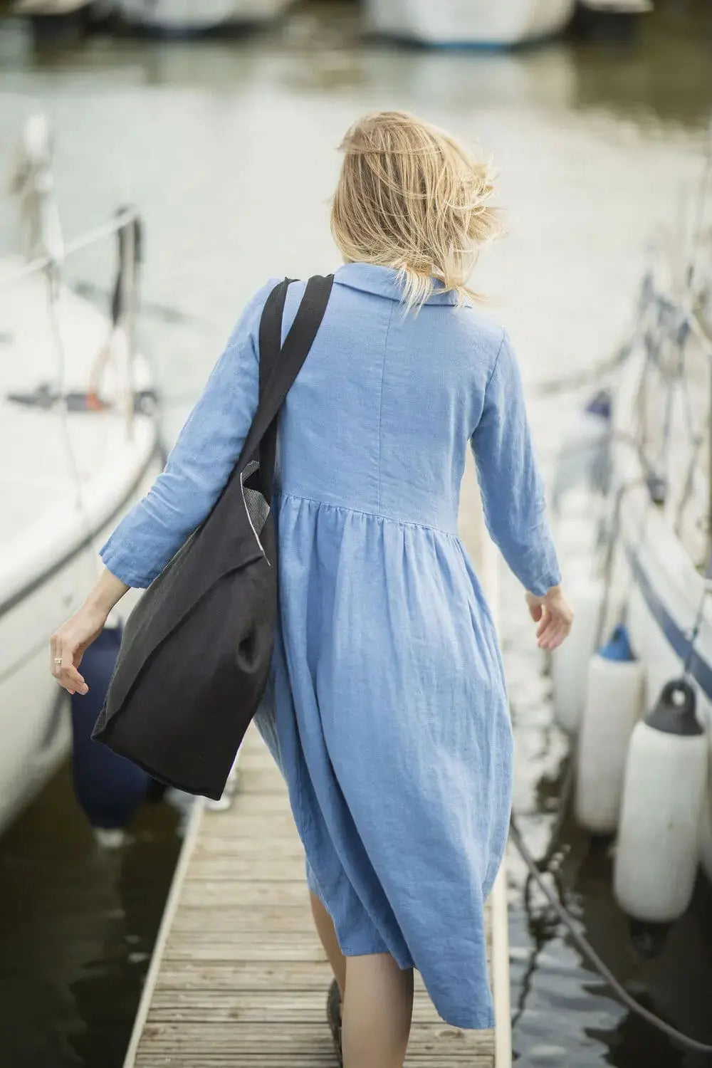 Linen Tote Bag – Dual Reversible Day & Night Carryall Epic Linen