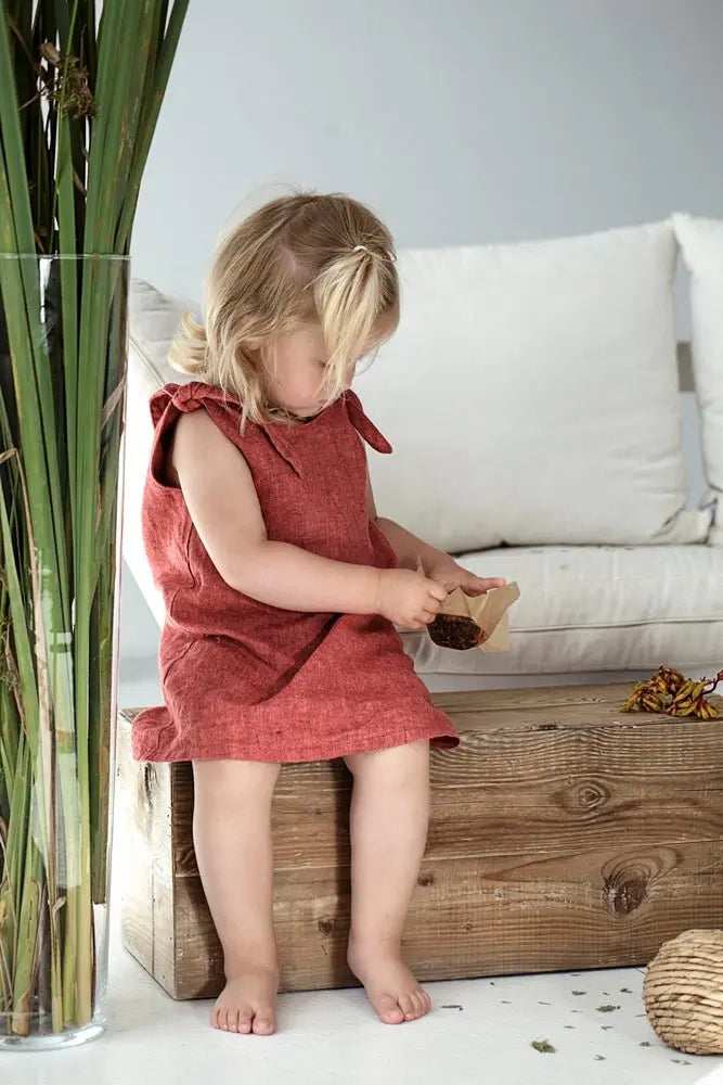 Growing Linen Dress Agnes - Epic Linen luxury linen