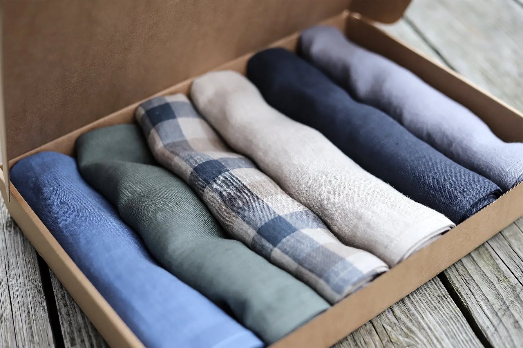 Organic Tea Towel Set, Buy 5 Get 1 FREE, Set of 6 Natural Linen Tea Towels - Epic Linen luxury linen