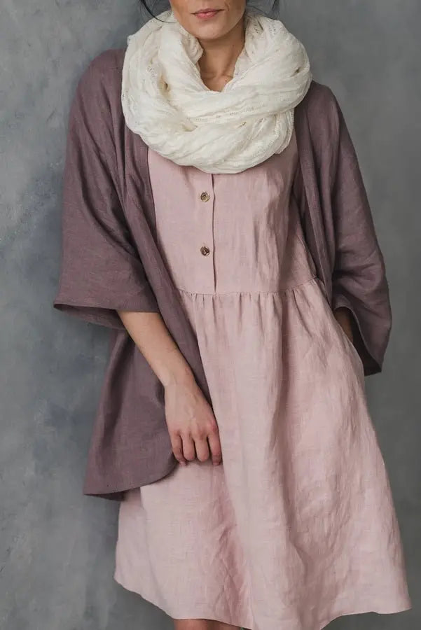 READY TO SHIP Linen Kimono Jacket - Epic Linen luxury linen