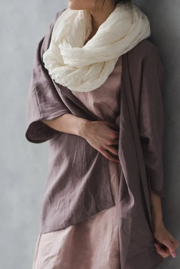 READY TO SHIP Linen Kimono Jacket - Epic Linen luxury linen