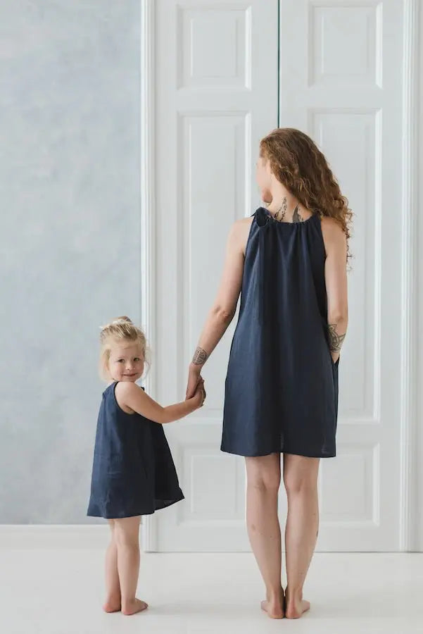 Summer Linen Dress for Girl - Epic Linen luxury linen